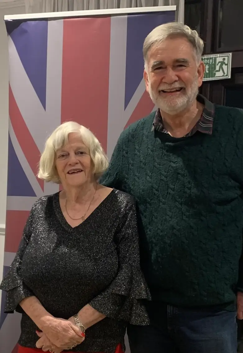 Ann with Tim