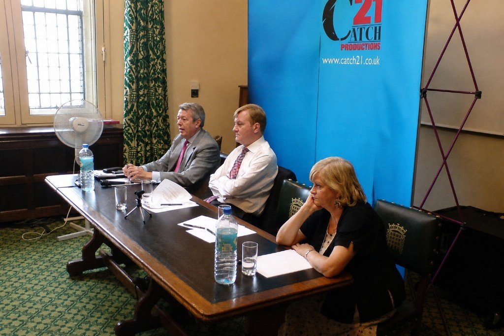 Catch21 conference, Parliament, 18 July 2007, with Alan Johnson and Charles Kennedy